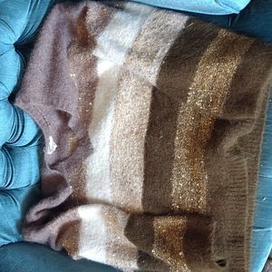 Adora Striped Fuzzy Sweater